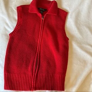 Beautiful red vest